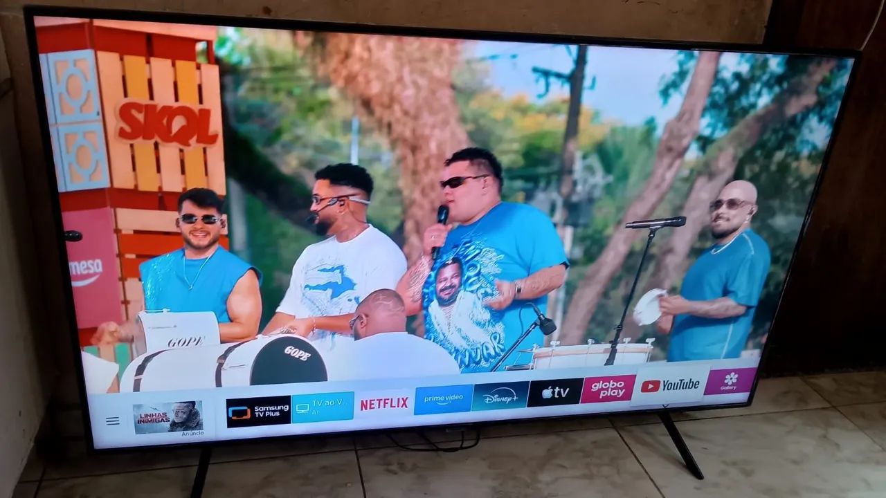 vendo smart tv samsung de 50 polegadas com android alexa comando de voz e bluetooth 4k - Foto 2