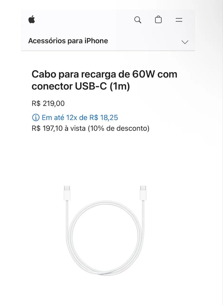 Cabo iPhone original  - Foto 3