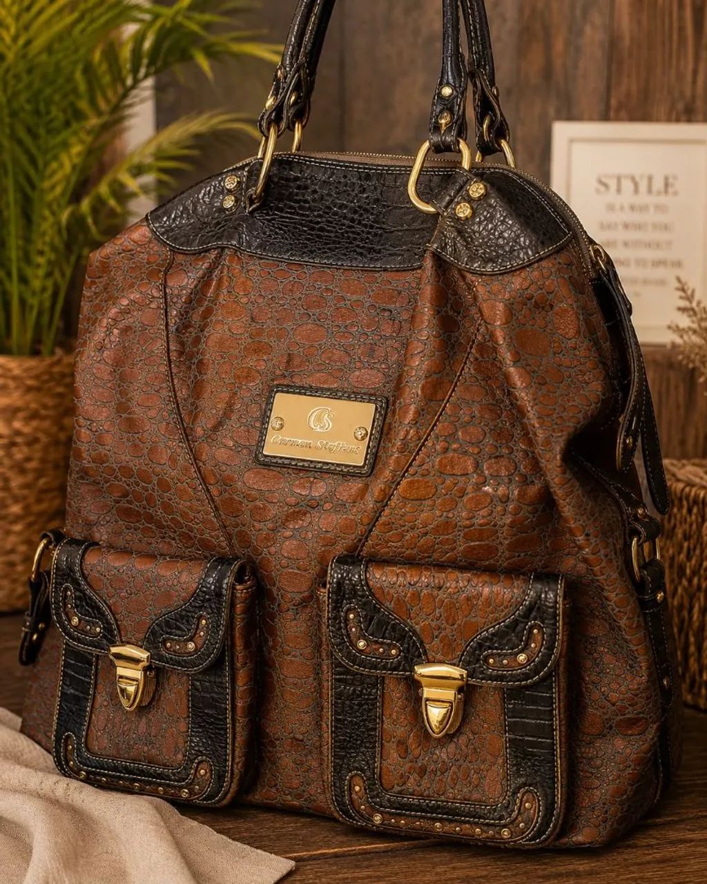 2 bolsas originais Carmen Steffens - Foto 2
