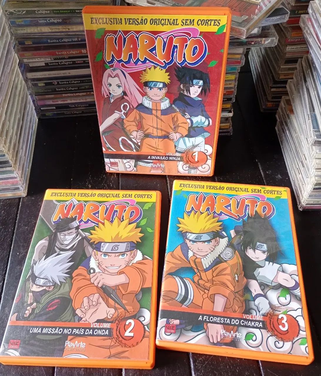DVD NARUTO Volume 1 / 2 / 3