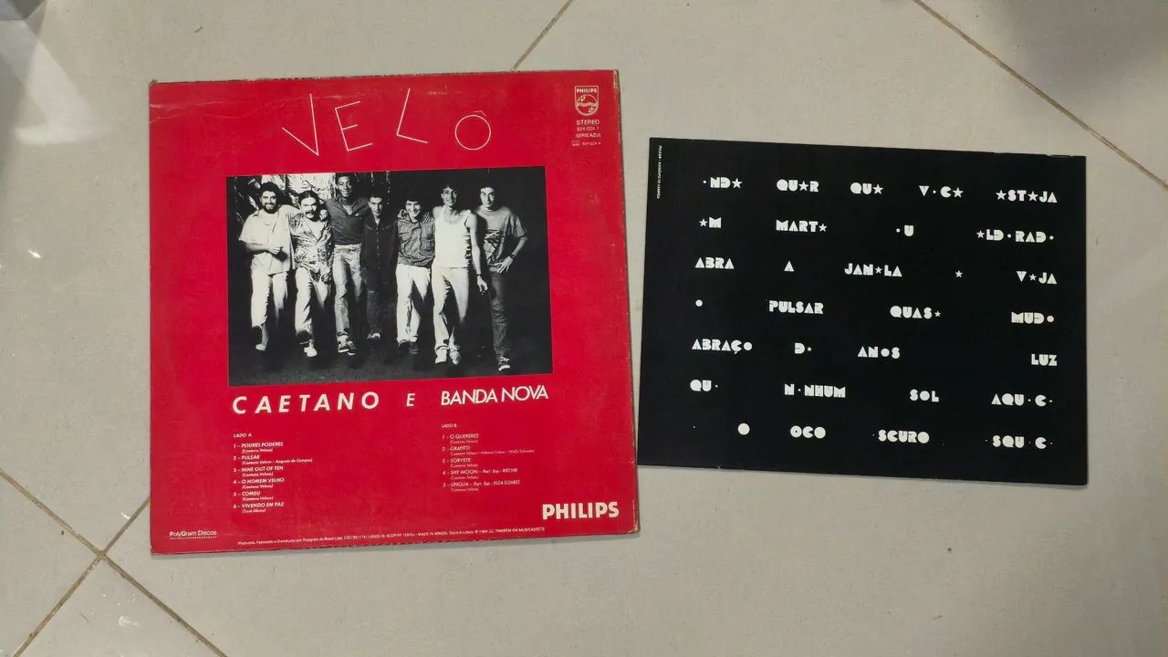 LP Caetano Veloso e Banda Nova - Velô - Foto 2