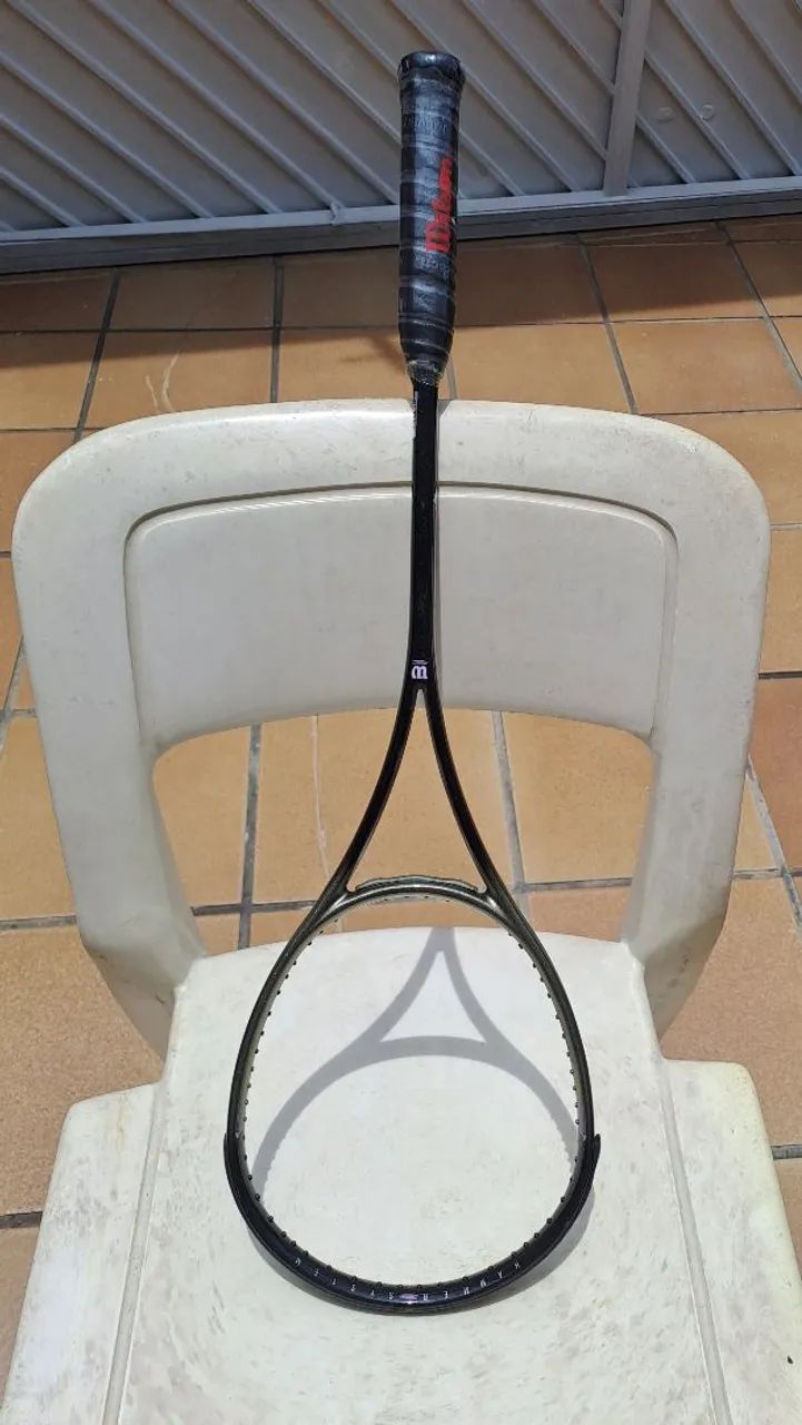 Raquete de squash Wilson Hammersystem vintage/nova - Foto 2