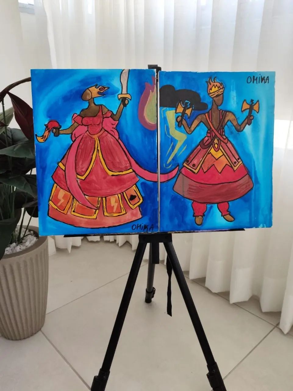 Tela Yansã Oyá 30 x 40  - Foto 2