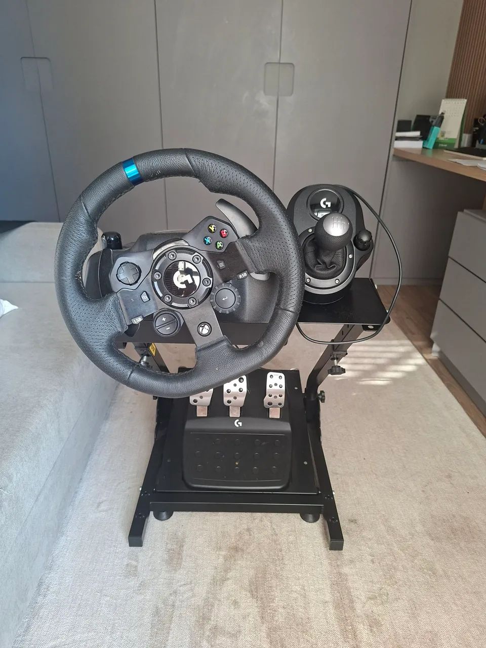 Logitech G923 (Pc e Xbox) + Cambio Logitech + Cockpit Vevor