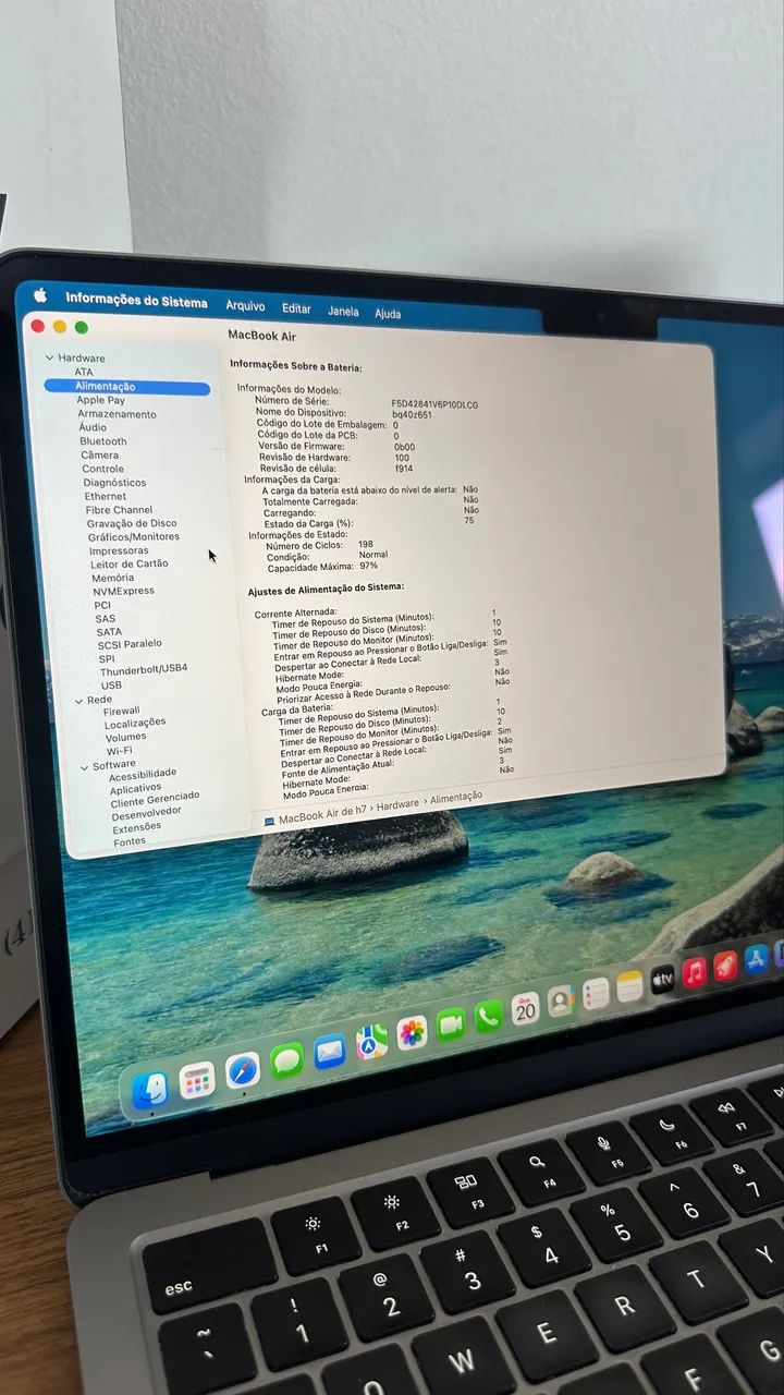MacBook Air m2 16gb ram 256gb ssd impecável - Notebooks - Fanny