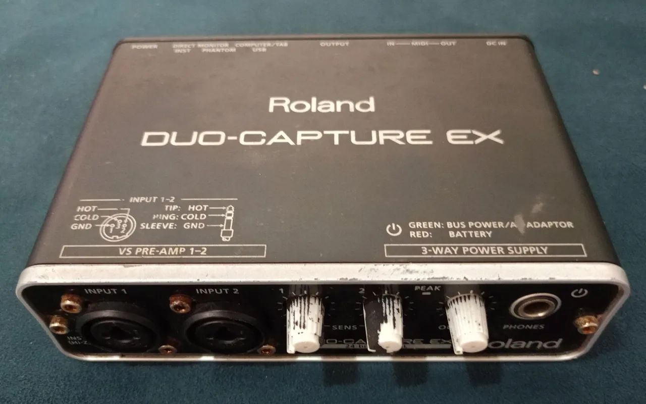 Interface Roland Duo-Capture EX (UA-22) - Instrumentos musicais