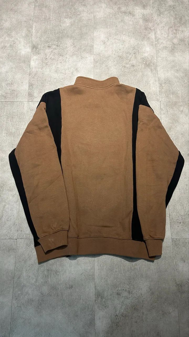 Moletom Anjuss Half Zip Marrom - Foto 2