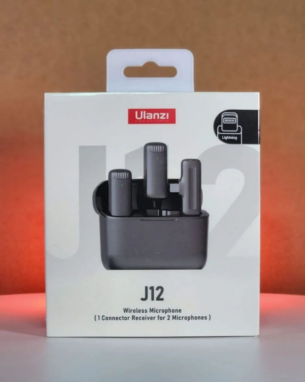 Lapela Ulanzi J12 Microfone Com Dois Mic