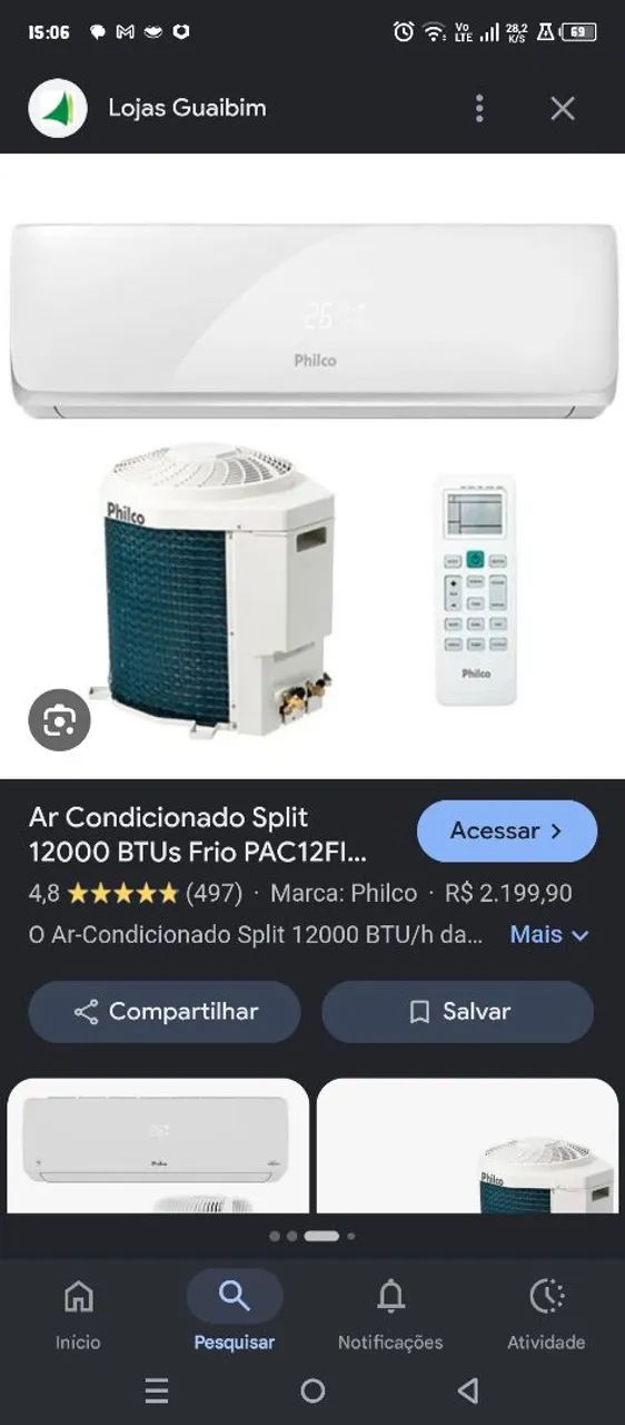 Ar condicionado 