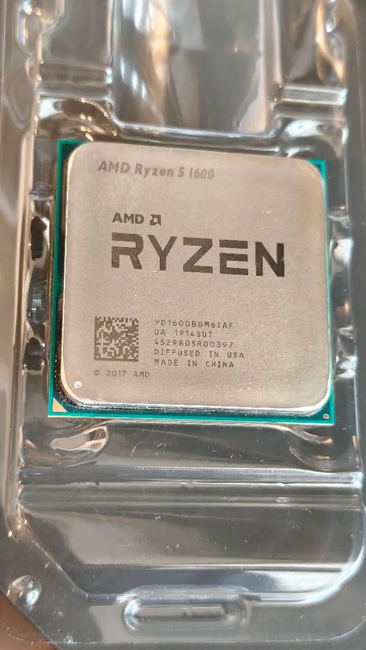 Processador AMD Ryzen 5 1600 3200 Mhz Com Cooler Original
