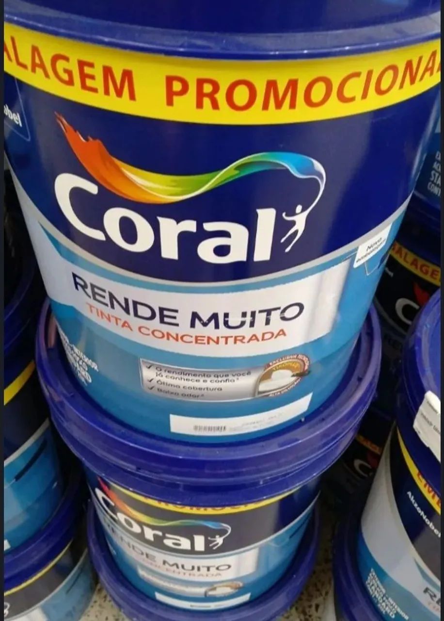 2 Coral Paint Buckets – High-Coverage, 20-Liter Capacity