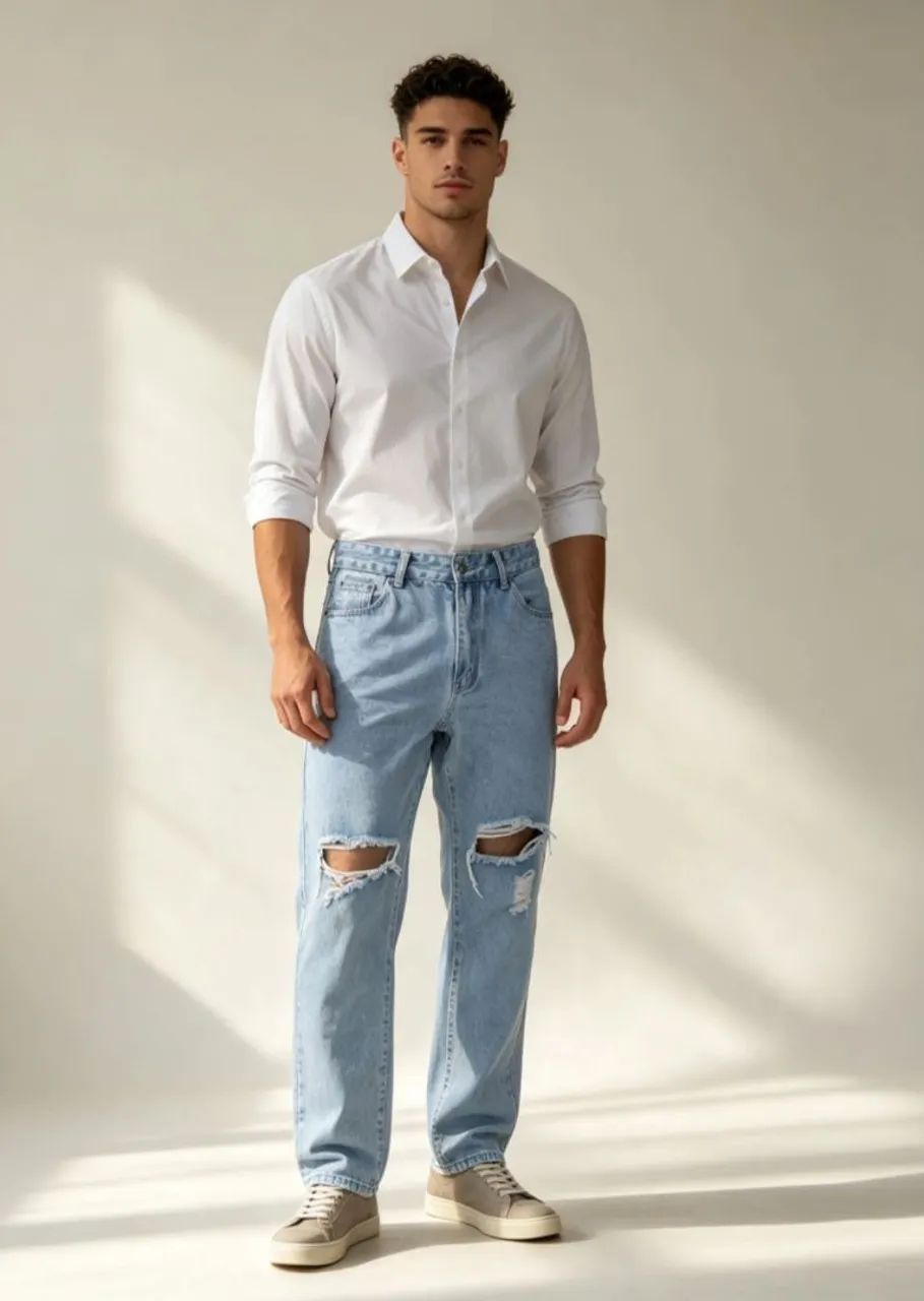 Calça Jeans Shein Cós Alto G