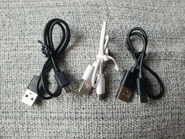 Kit 3 Cabos USB Tipo C E Micro USB V8 Para Celular E Gadgets - Foto 3