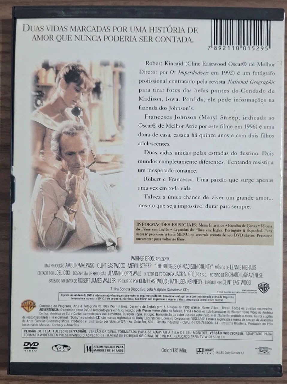 DVD - As pontes de madison - Foto 2