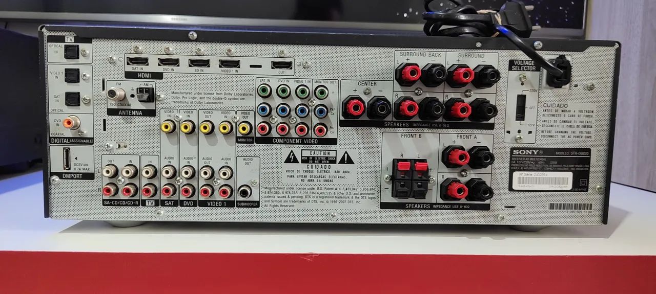 Receiver Sony Str DG 820/7.1 - Foto 3
