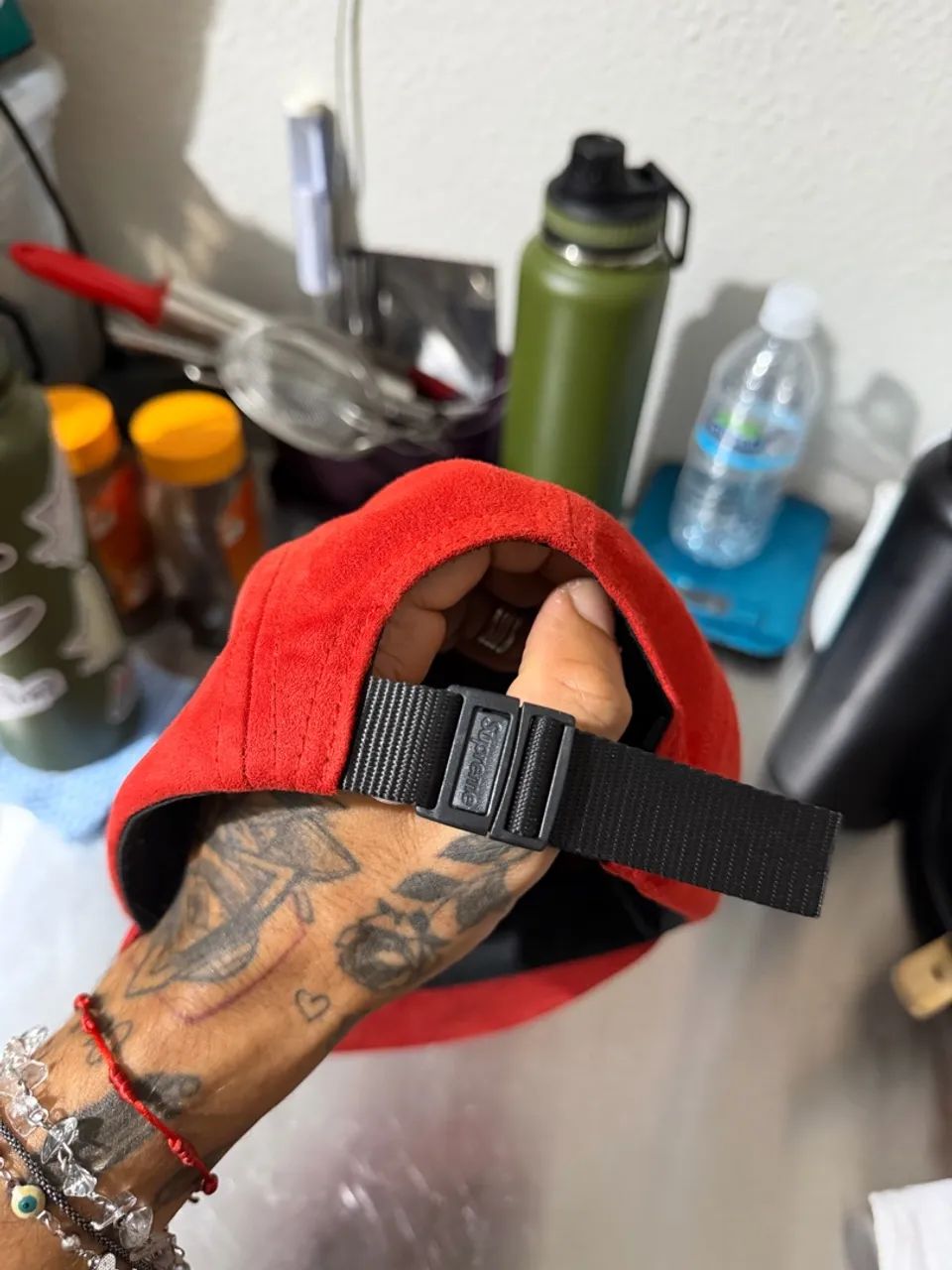Boné Supreme Suede Camp Cap  - Foto 3
