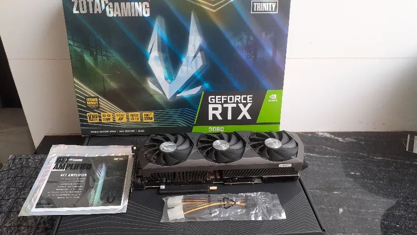 Placa de Video NVIDIA ZOTAC RTX 3080 (LHR) 10GB - Placas de Vídeo