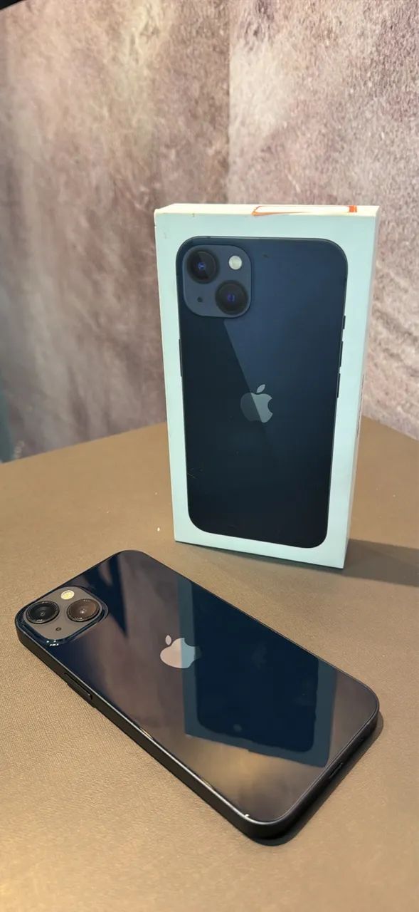iPhone 13 128GB bateria 100% black - Celulares e Smartphones