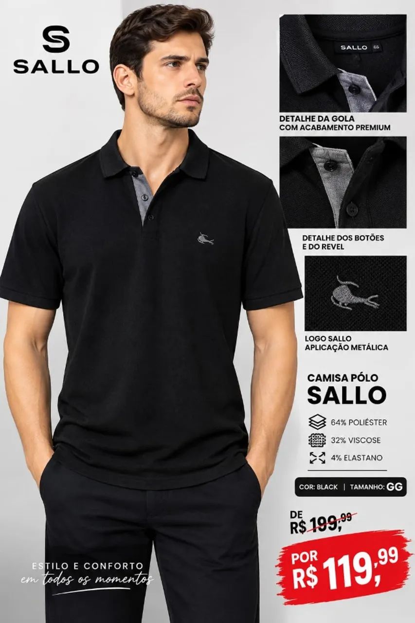 Camisa Pólo SALLO - Foto 5