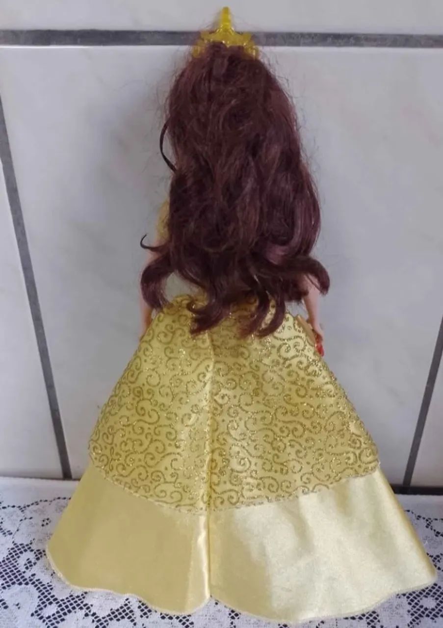 Boneca Princesas Disney Bela Royal Dance Mattel - Foto 2