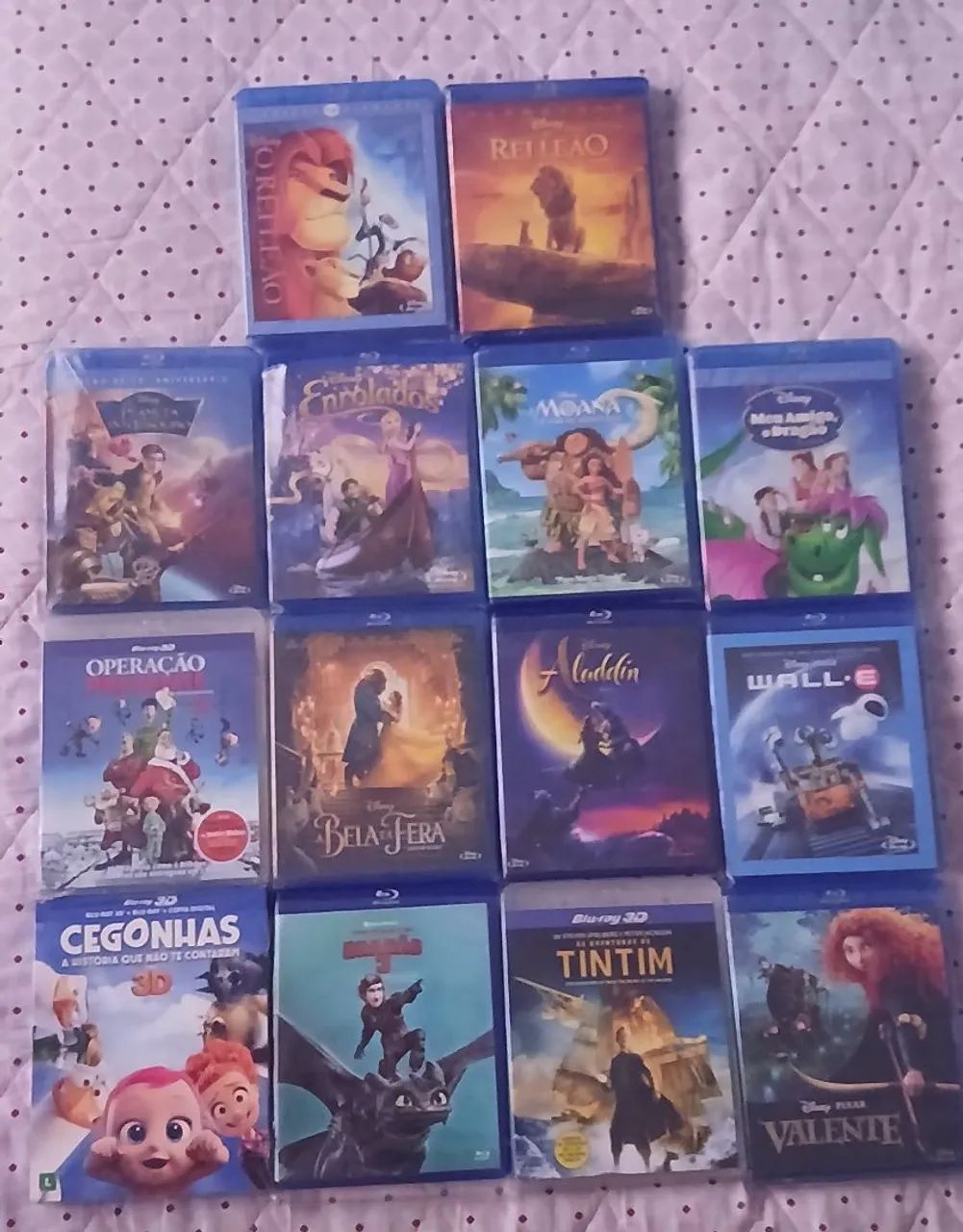 Coleção de Blurays de Animações - CDs, DVDs etc - Santa Delmira