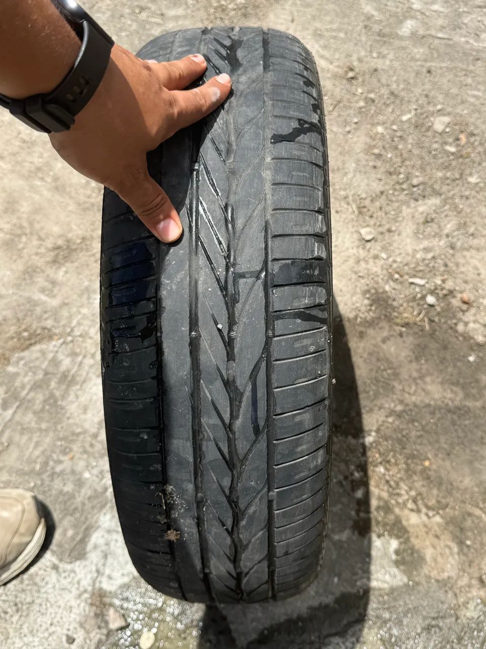 pneu aro 185/55/16 + jante 5 furos  - Foto 2