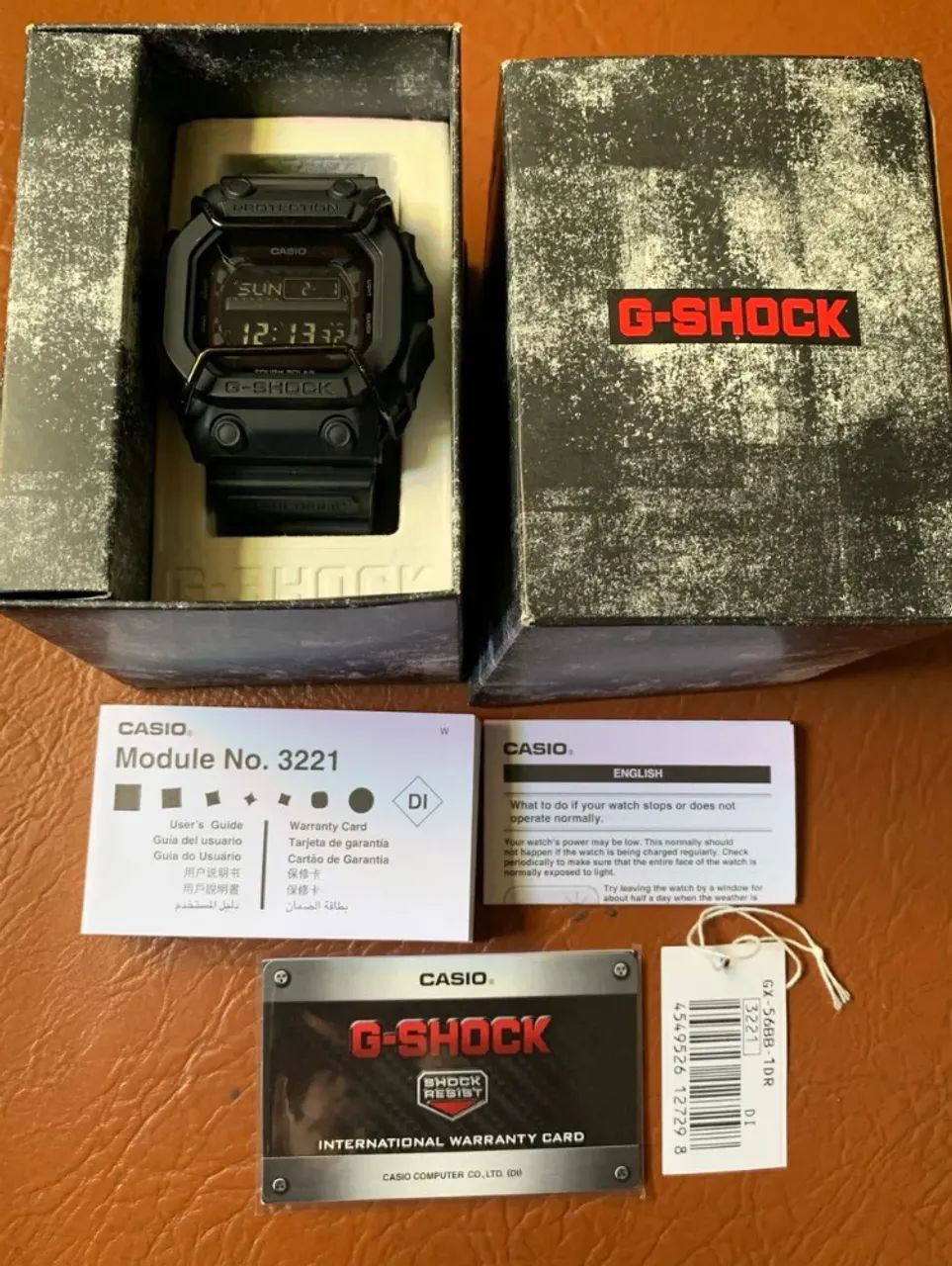 Relógio Casio G-Shock GX-56BB-1DR - Ultra Resistente