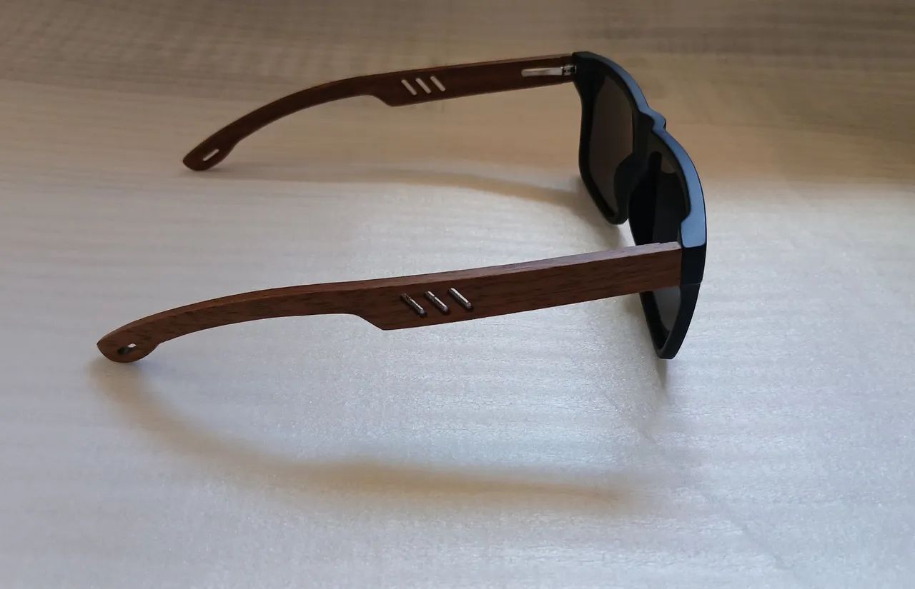 OCULOS DE SOL GM DE BAMBU NATURAL POLARIZADO UV400 - Foto 3