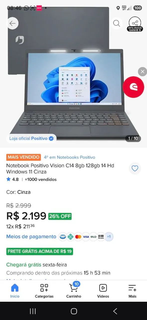 Notebook troco  - Foto 4