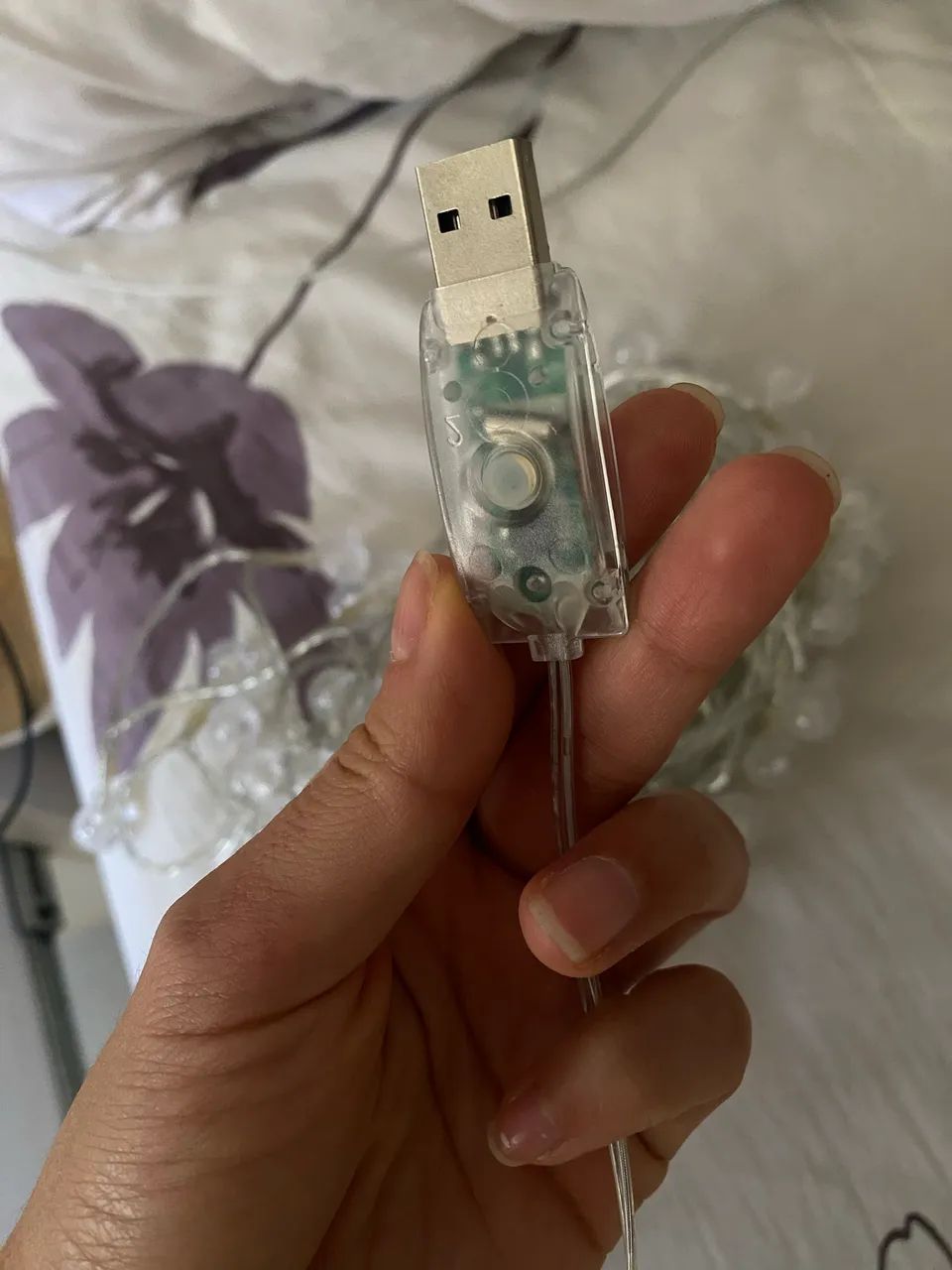 Cordão de luz pisca em bolinhas - Foto 2