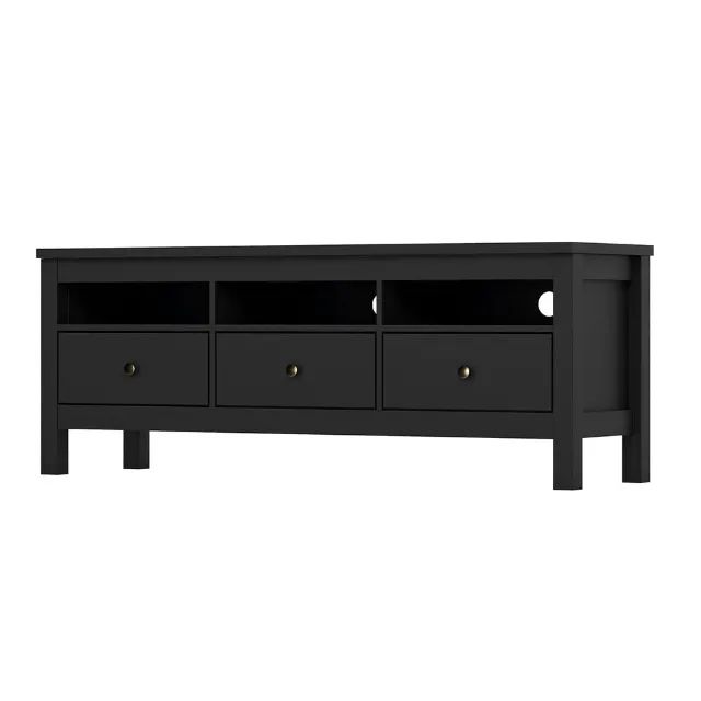 Rack Bancada Indiana para TV Até 65 Polegadas Branco ou Preto - Foto 5