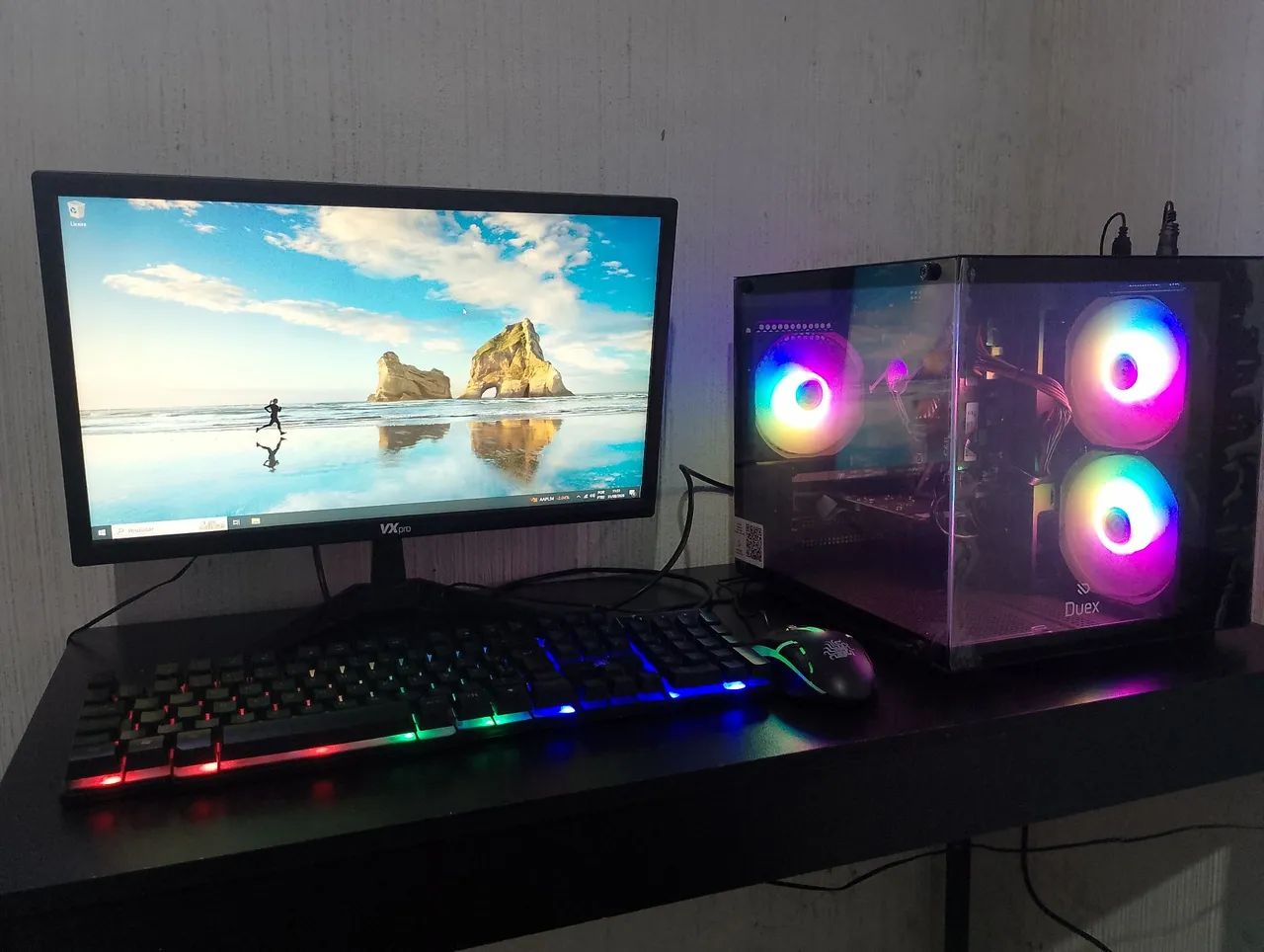 PC GAME BRANCO INTEL CORE I5 3.4GHZ PLACA GERFOCE 