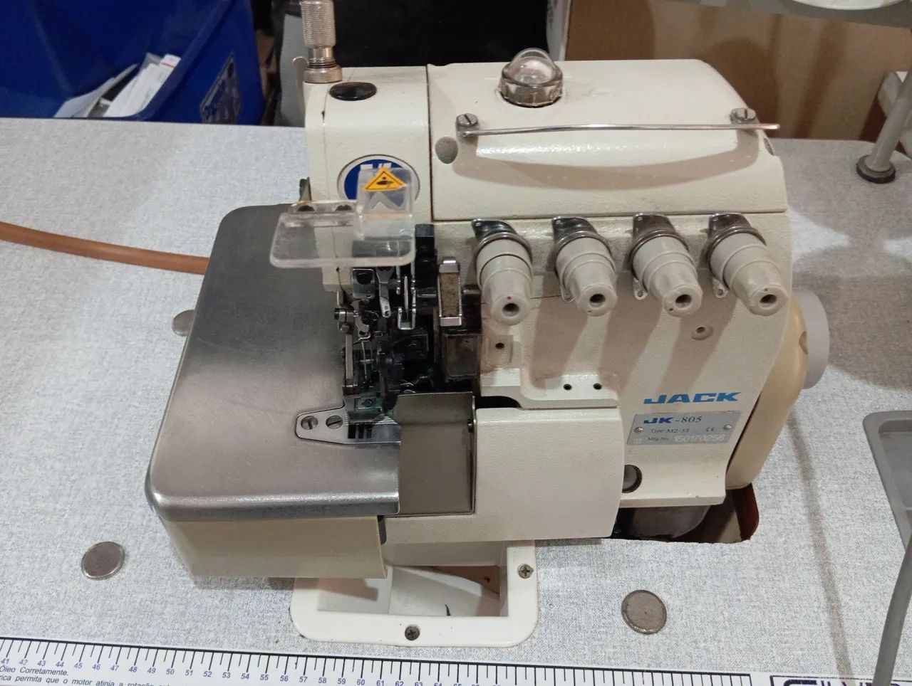 Máquina Industrial Interlock Jack ponto cadeia  - Foto 2