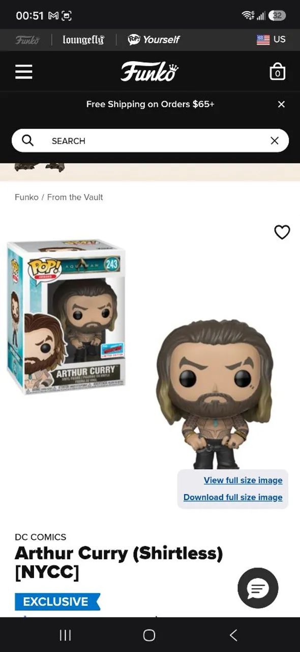 Aquaman Pop Funko - Foto 3
