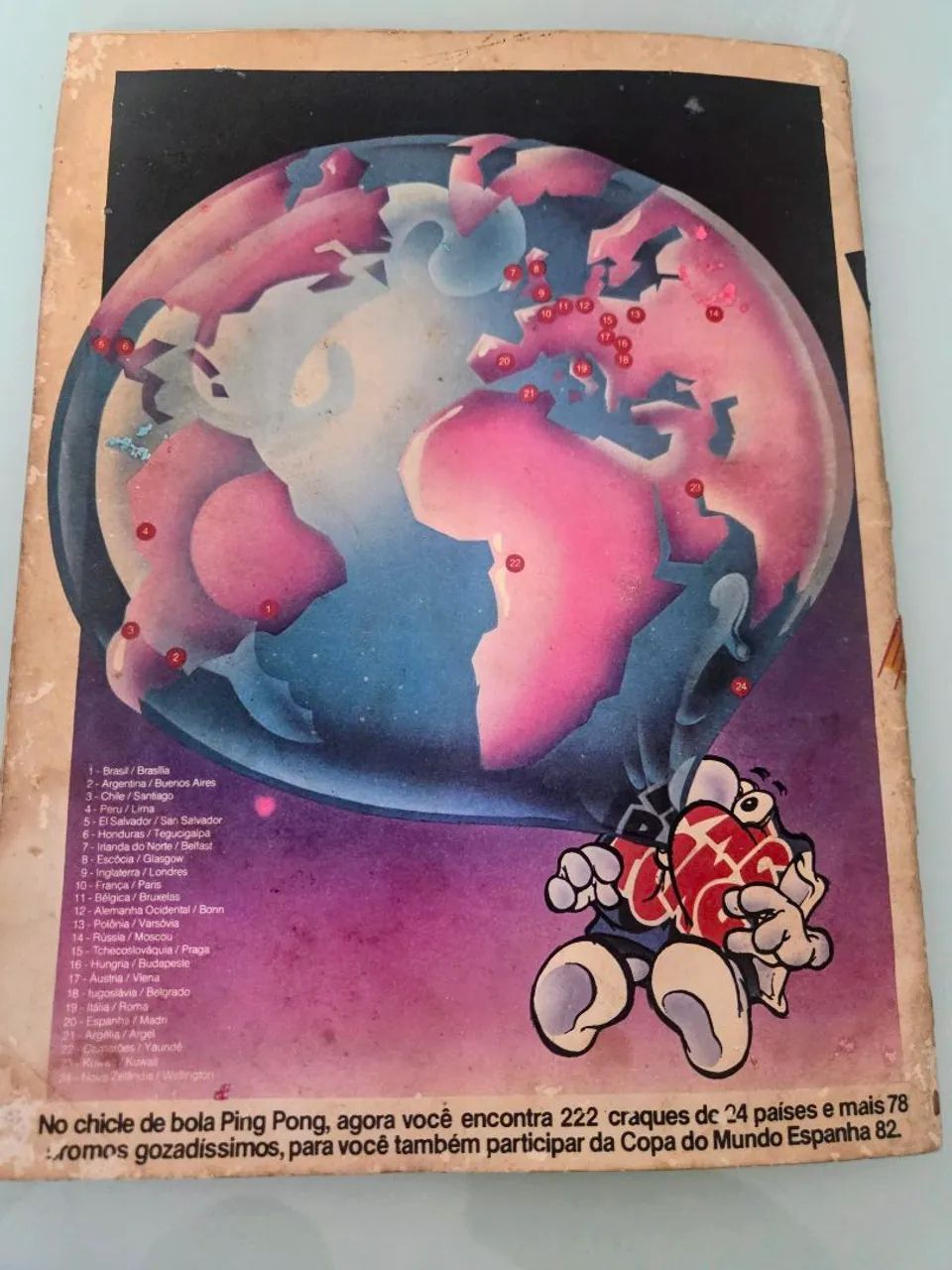 Álbum Copa 1982 Ping Pong  - Foto 2