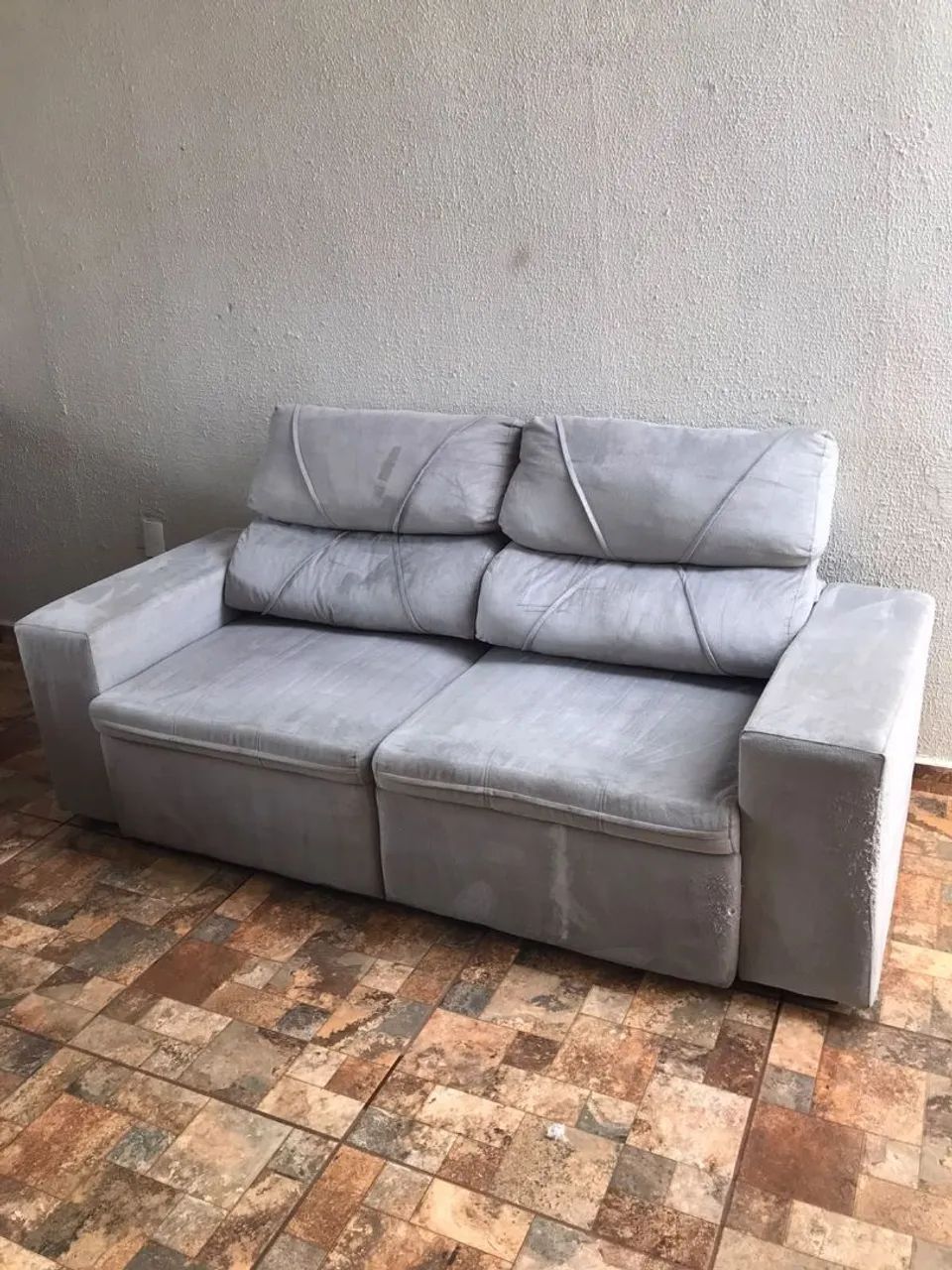 Lindo Sofá Reclinável e Retrátil SEMI NOVO  - Foto 2