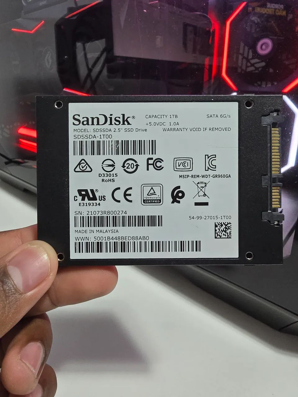 SSD Sata 1tb SanDisk  - Foto 2