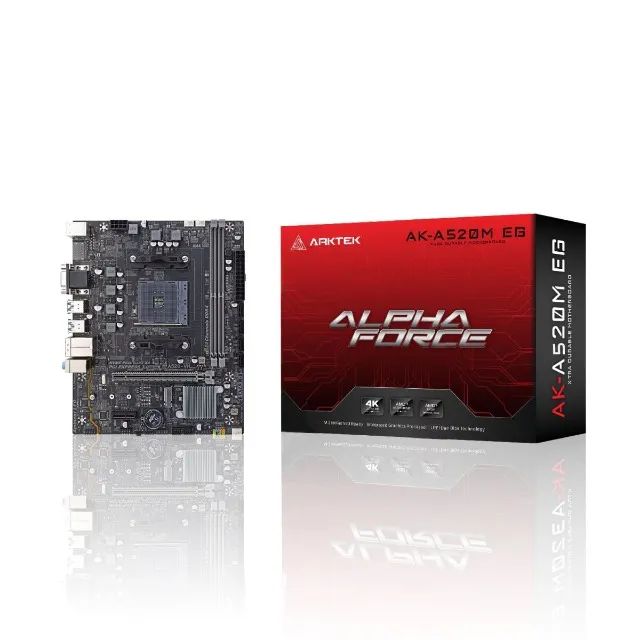 Placa-mãe ARKTEK A520M (Nova Lacrada)