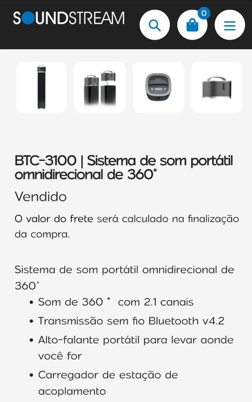 Som Portátil Bluetooth - Foto 3