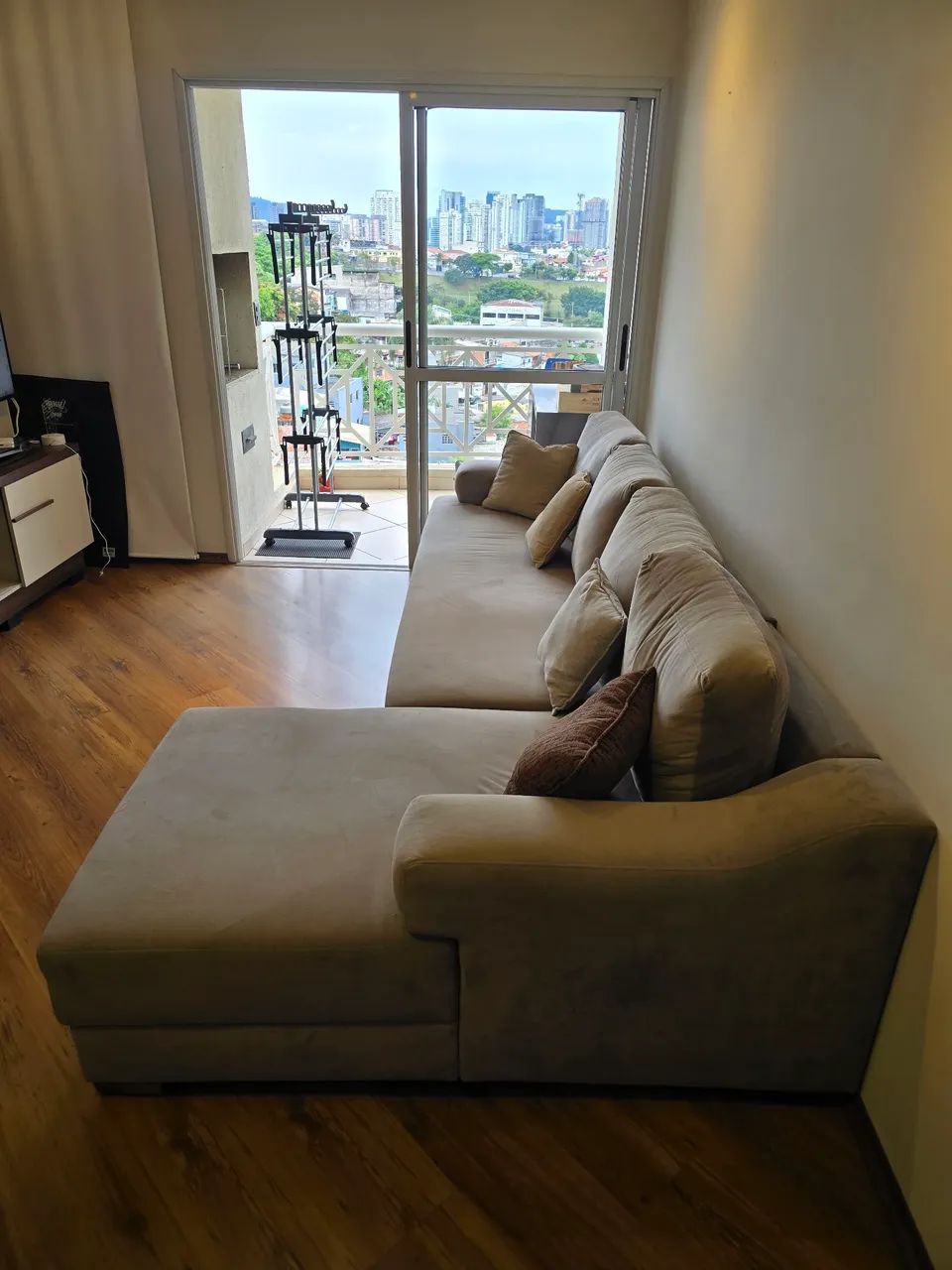 Sofá 5 lugares com chaise - 3 metros! - Foto 2