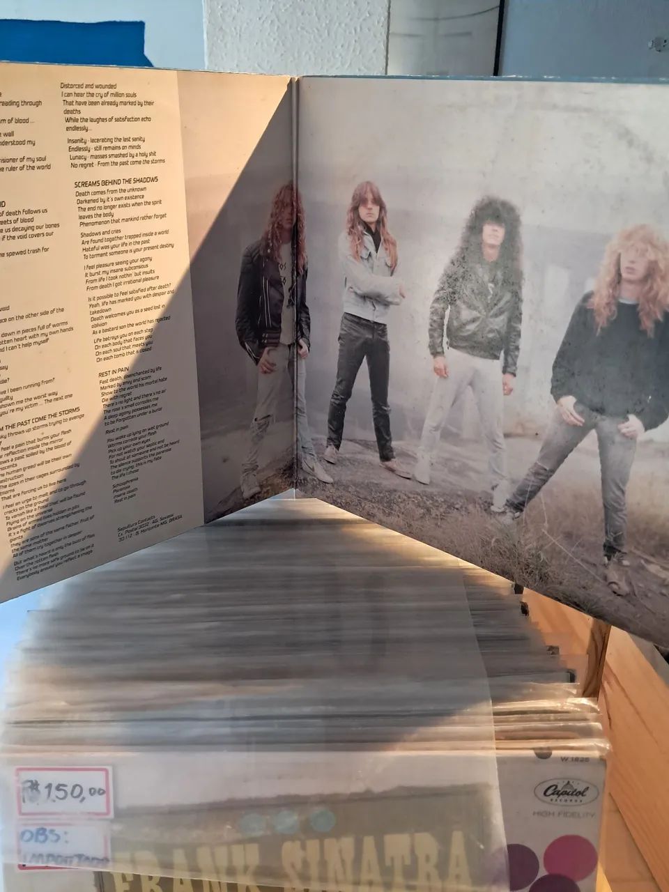 Vinil LP Sepultura Schrizophrenia (1987) - Foto 2