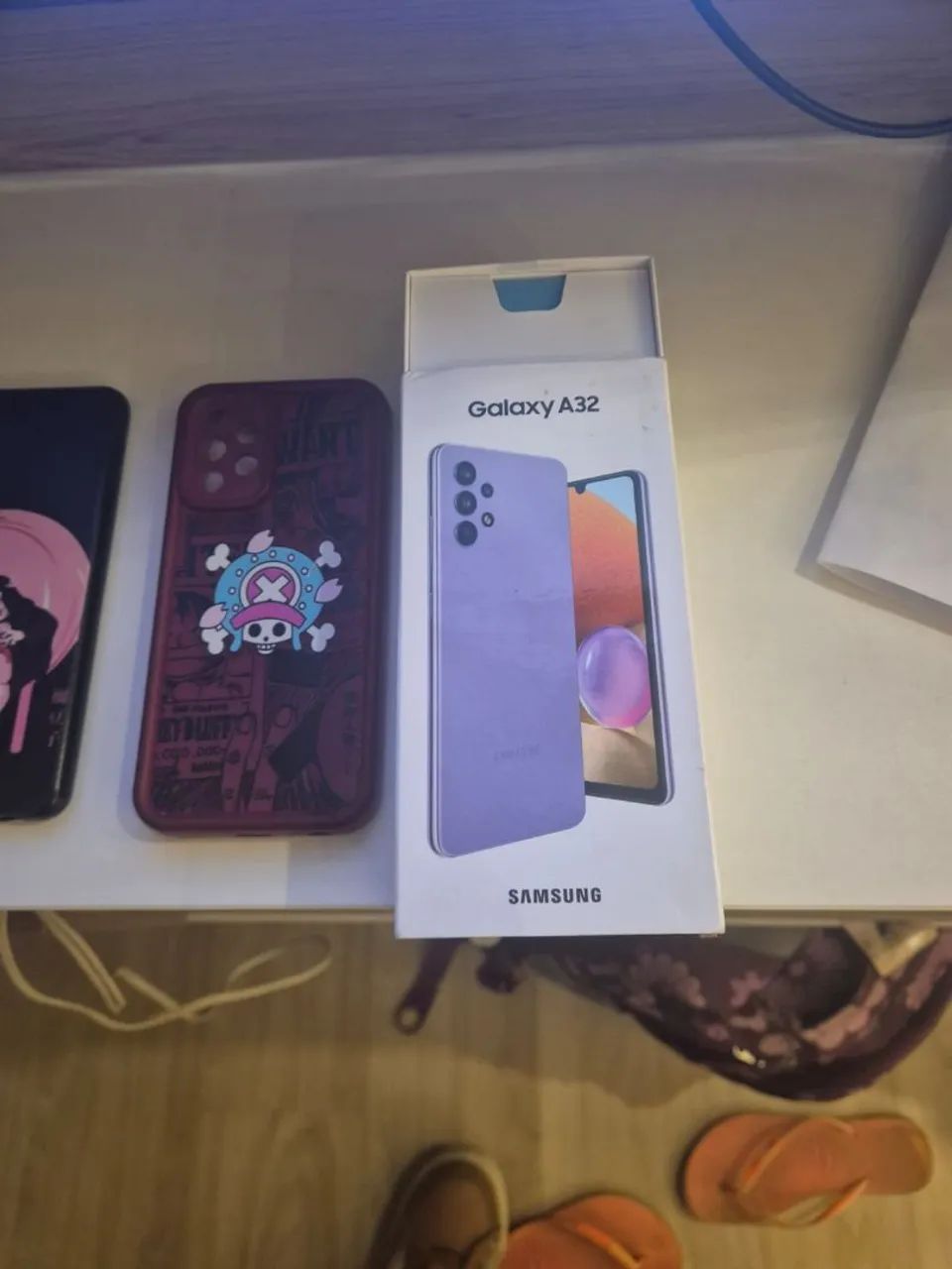 Samsung a32 original com nfc caixa original mais capinhas  - Foto 3