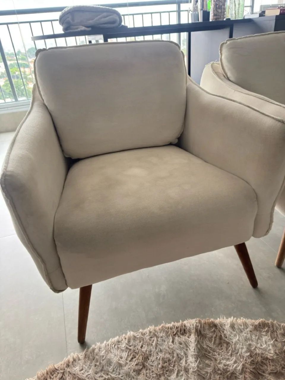 POLTRONAS DE LINHO CRU - Foto 5