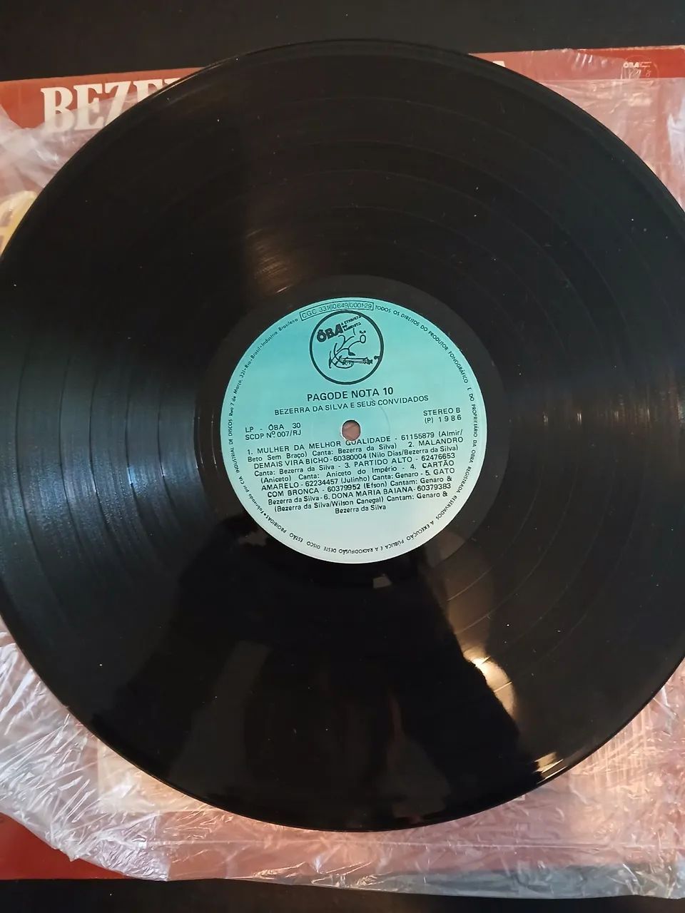 Vinil Bezerra da Silva -  Pagode Nota 10 - Foto 3