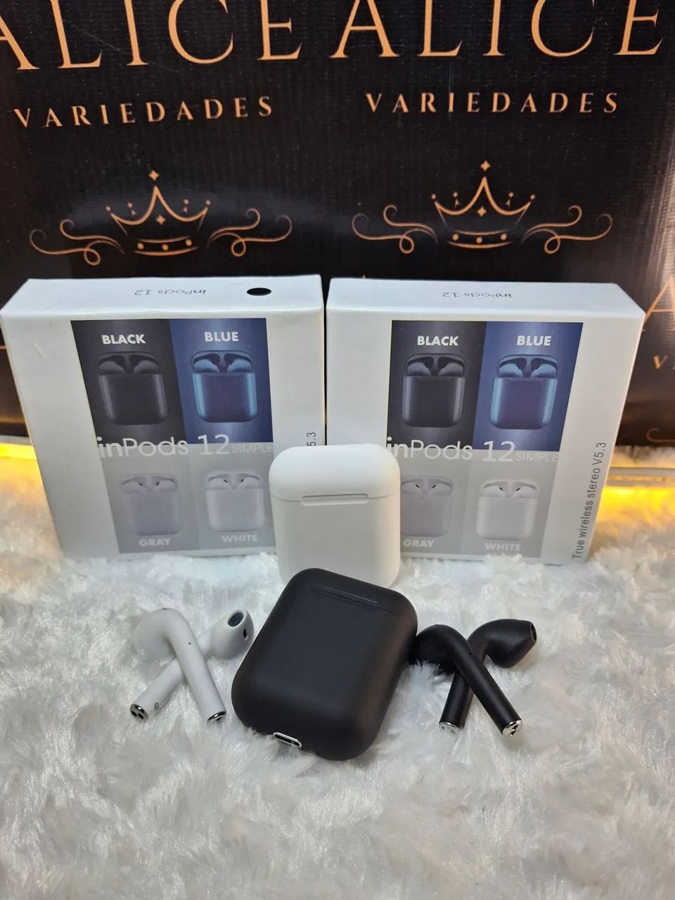 Fone Bluetooth coloridos 