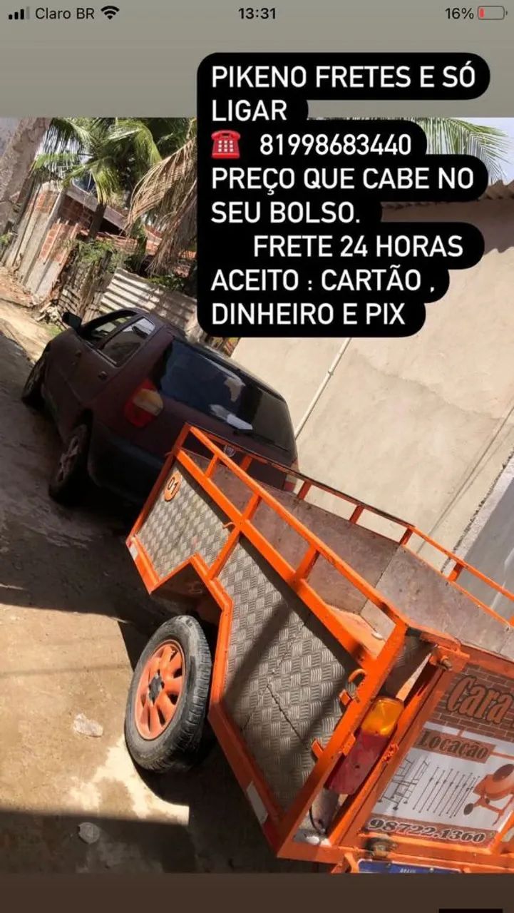 FRETE E PEQUENAS MUDANÇAS VARZEA E REGIÃO METROPOLITANA. - Foto 3