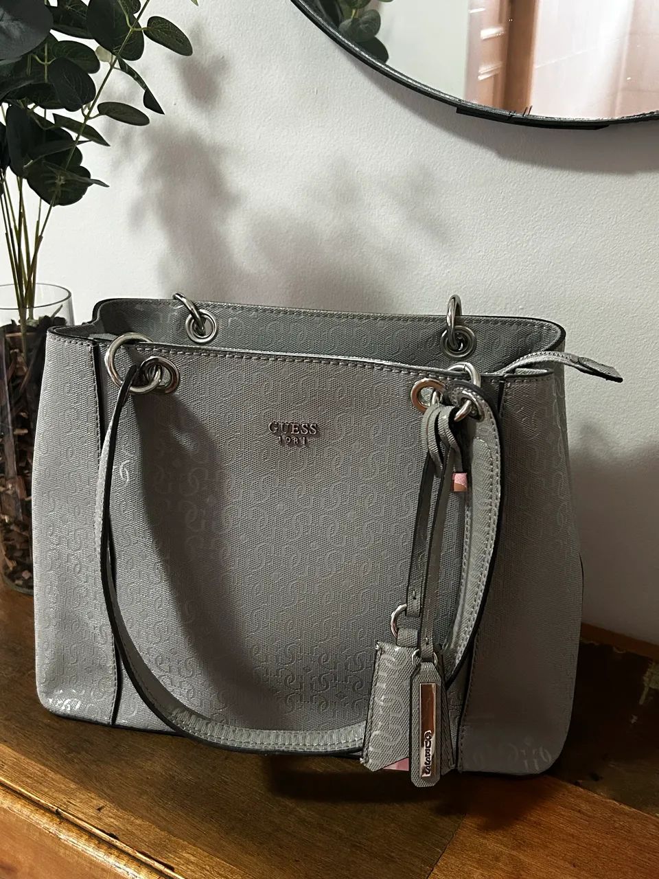 Bolsa Guess Cinza Original 