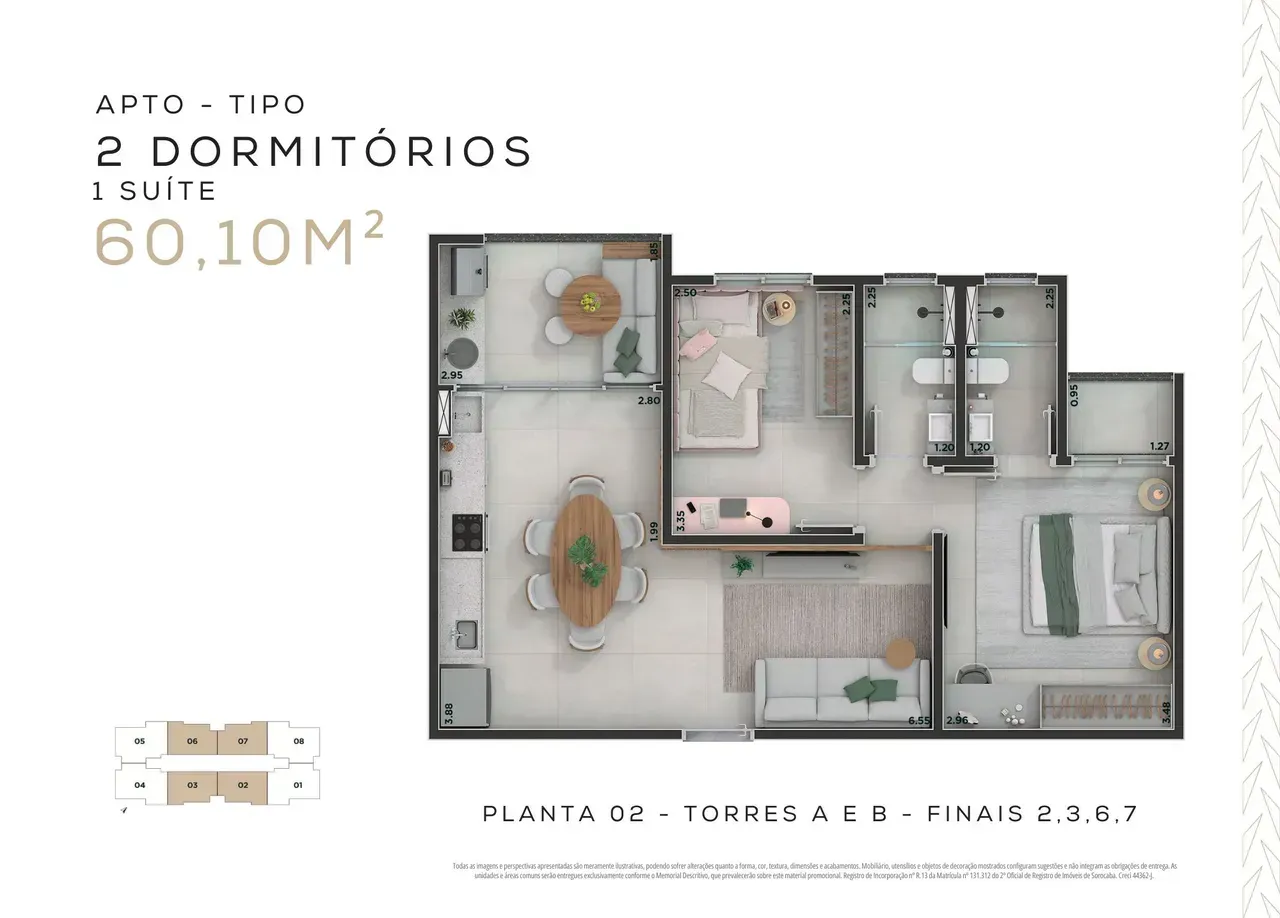 PLANTA 60m²