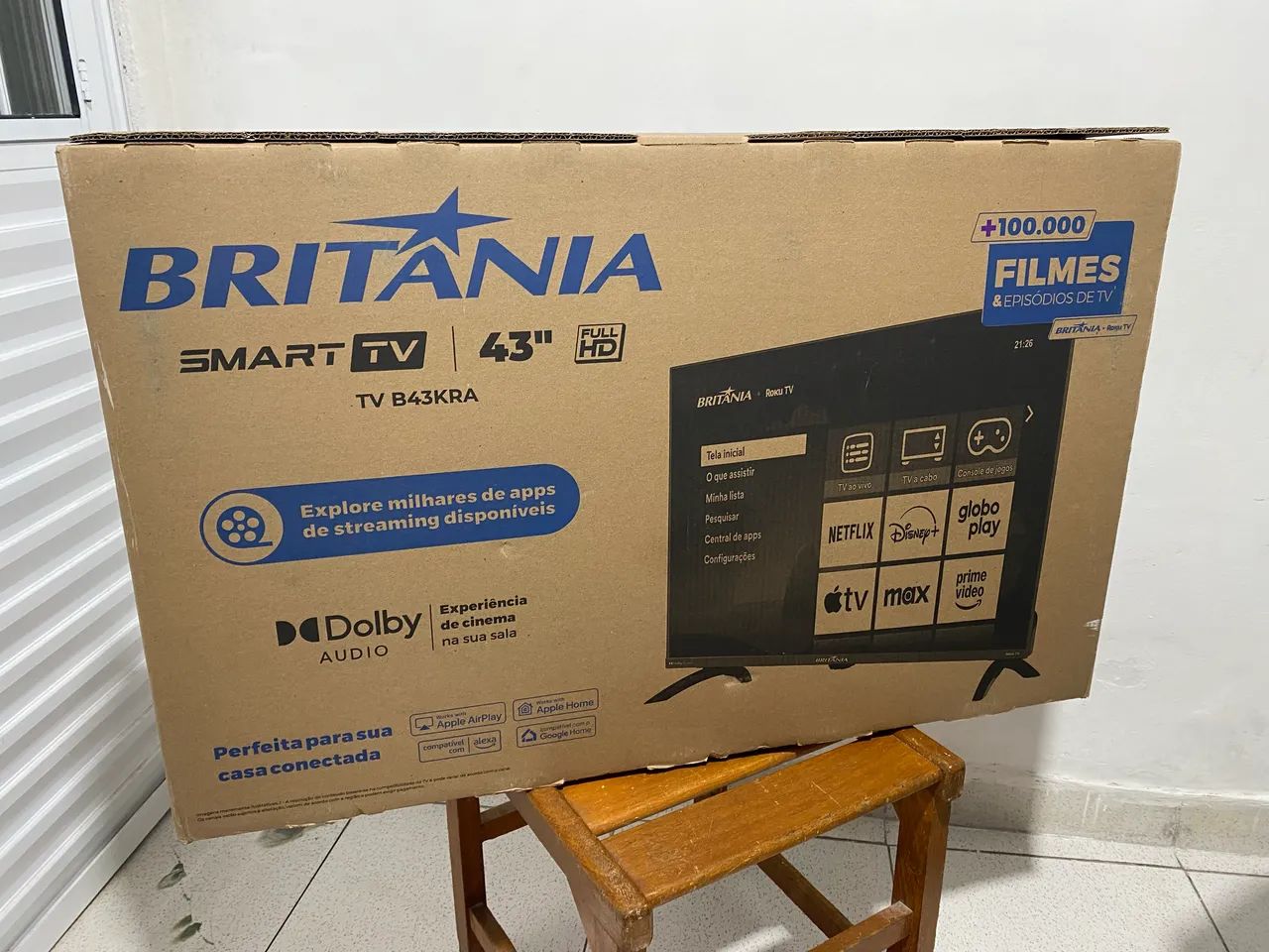 Vendo tv 43 polegadas roku com defeito, preço a negociar!!!