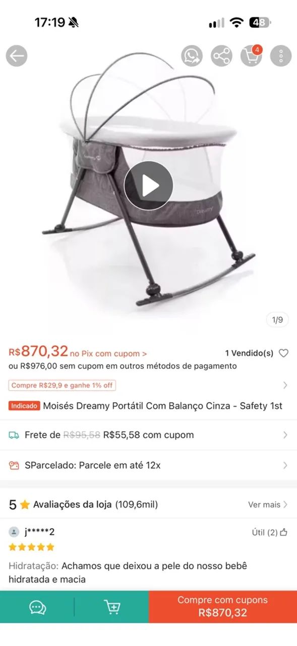 Berço Moisés  - Foto 2